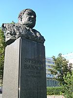 Stefan banach monumento krakow 2007