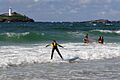 Surfing at Gwithian Sands - geograph.org.uk - 526303