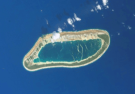 NASA picture of Tatakoto Atoll