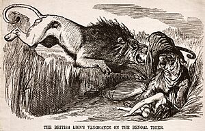 The British Lion's Vengeance on the Bengal Tiger