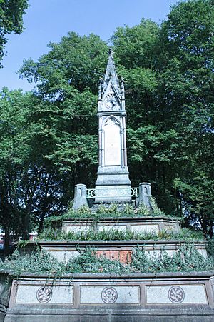 The Burdett Coutts Memorial to Lost Graves in Old St Pancras Churchyard