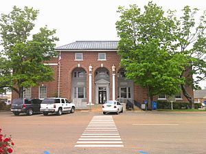 The Tippah County courthouse in Ripley
