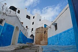 Une ruelle de la Kasbah des Oudayas