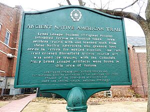 Verona Leni Lenape trail sign jeh