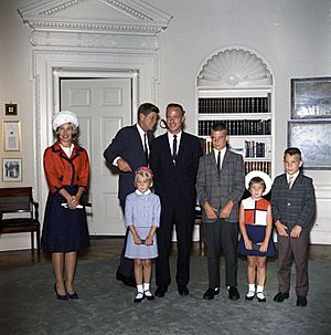Visit of Scott Carpenter and his family to the White House