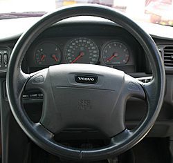 Volvo steering wheel