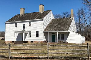 Wallace House, Somerville, NJ - looking north