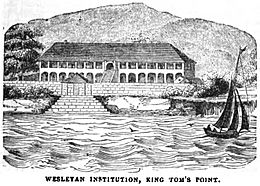 Wesleyan Institution, King Tom's Point (May 1853, X, p.57) - Copy