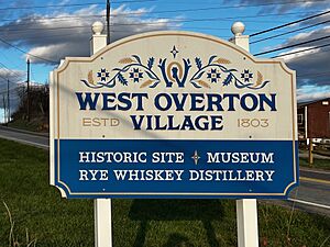 West overton sign