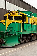 White Pass and Yukon Railroad No. 107 - July 2010 - 1.jpg