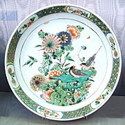 Wucai plate for exportation Kangxi period circa 1680 bis