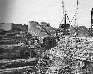 1930 construction on Beauharnois Canal