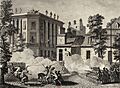 Action entre le régiment Royal-Allemand commandé par le prince le Lambesc et un détachement des Gardes françaises