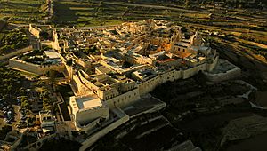Aerial view Mdina, Malta.jpg