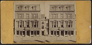 Aetna Insurance Company and Aetna National Bank, Hartford, Conn, from Robert N. Dennis collection of stereoscopic views