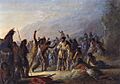 Alfred Jacob Miller - Attack by Crow Indians - Walters 371940179