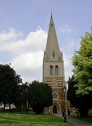 All Hallows Church Steeple, Wellingborough, Northants - geograph.org.uk - 182640