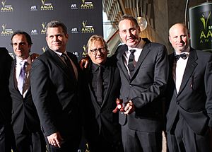 Arthur Angel, John Batchelor, Kriv Stenders, Nelson Woss at AACTA Awards 2012