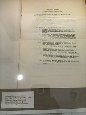 Articles of Agreement of the International Monetary Fund