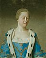 Augusta, Princess of Wales 1754 by Liotard
