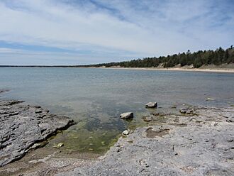 Beach at Whitefish Dunes State Park, Door County, Wisconsin