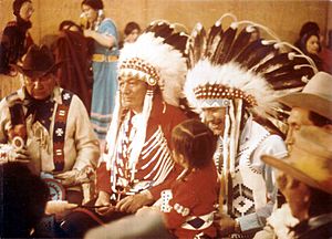 Blackfoot gathering in 1973