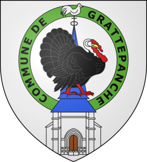 Blason ville fr Grattepanche (Somme)