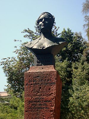 Busto Javiera Carrera