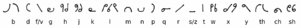 Byrom shorthand consonants