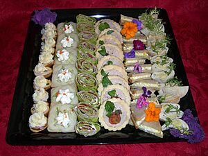 Canape tray