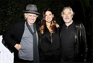Casey Patterson with Keith Richards and Robert De Niro