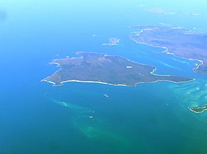Clarke Island aerial