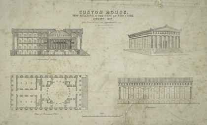 Custom House, now building in the City of New York, January, 1837 (NYPL Hades-1786125-1650784) (cropped)f