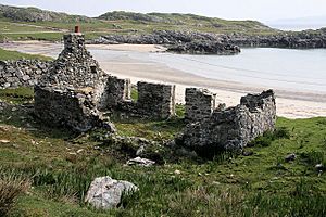 Derelict house at Sorisdale - geograph.org.uk - 808271