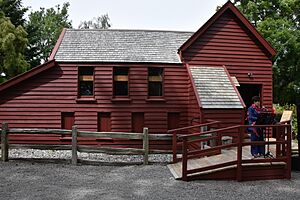 Donald's wool shed from Manaia, Masterton preserved at Cobblestones Greytown