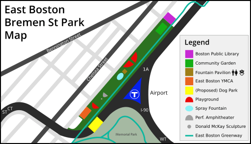 East boston bremen st park map