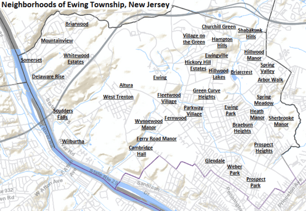 Ewing neighborhoods