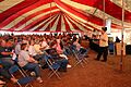 FEMA - 30488 - Residents at a recovery meeting in a tent in Kansas