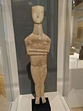 Female Cycladic figurine, Eskenazi Museum of Art