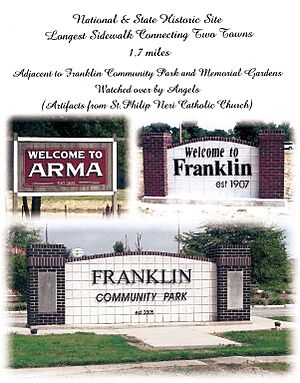 Franklin Arma Historic Sidewalk