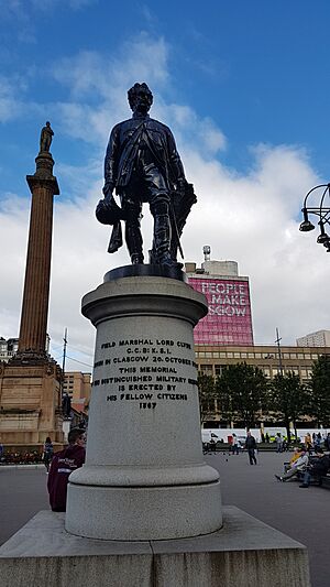 George Square, Statue Of Field Marshall Lord Clyde - portrait