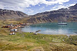 Grytviken Harbour, Island of South Georgia, United Kingdom