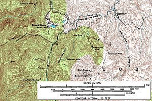 Harshaw Area USGS Topographical Map