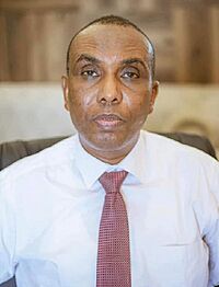 Head shot of Hamza Abdi Barre