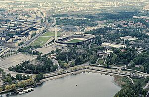 Ilmakuva Olympiastadionista - D5761 - hkm.HKMS000005-km0000pd14
