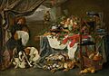 Jan Fyt - Still life with hunting prey and fruit