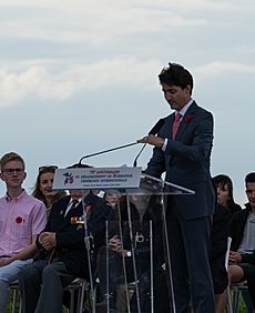 Justin Trudeau, Juno Beach, 6 juin 2019 (48071928046)