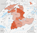 Karte Kanton Bern Verwaltungskreise 2010