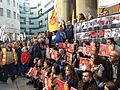 London protest 2015 Ankara bombings (2)