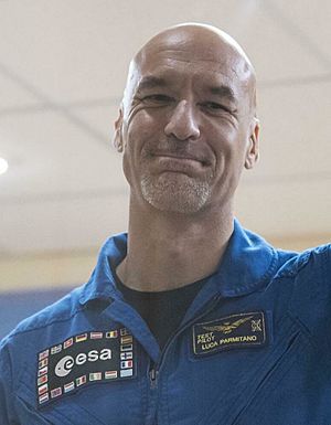 Luca Parmitano at the Expedition 60 Press Conference on July 19, 2019 (NHQ201907190021) (cropped) 2.jpg